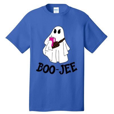 Boojee Stanley Tumbler Inspired Ghost Boujee Halloween Cute Great Gift Tall T-Shirt