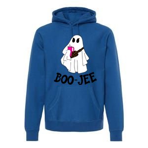 Boojee Stanley Tumbler Inspired Ghost Boujee Halloween Cute Great Gift Premium Hoodie