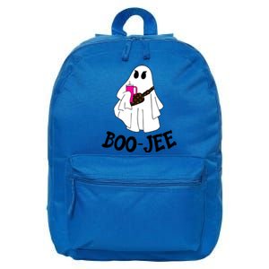 Boojee Stanley Tumbler Inspired Ghost Boujee Halloween Cute Great Gift 16 in Basic Backpack