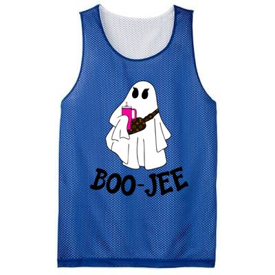 Boojee Stanley Tumbler Inspired Ghost Boujee Halloween Cute Great Gift Mesh Reversible Basketball Jersey Tank