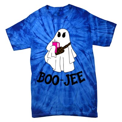 Boojee Stanley Tumbler Inspired Ghost Boujee Halloween Cute Great Gift Tie-Dye T-Shirt