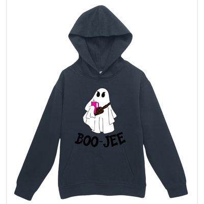 Boojee Stanley Tumbler Inspired Ghost Boujee Halloween Cute Great Gift Urban Pullover Hoodie