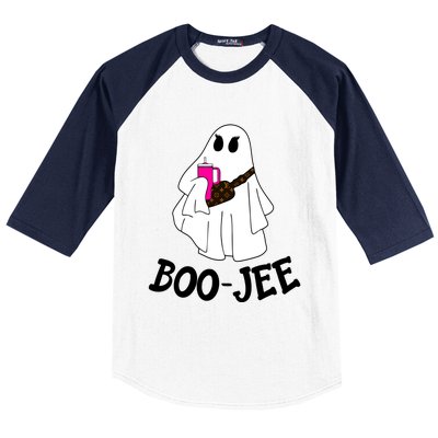 Boojee Stanley Tumbler Inspired Ghost Boujee Halloween Cute Great Gift Baseball Sleeve Shirt