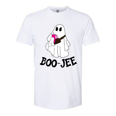 Boojee Stanley Tumbler Inspired Ghost Boujee Halloween Cute Great Gift Softstyle CVC T-Shirt