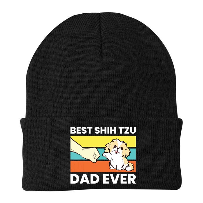 Best Shih Tzu Dad Ever Funny Shih Tzu Beanie