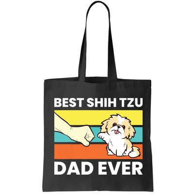 Best Shih Tzu Dad Ever Funny Shih Tzu Bag