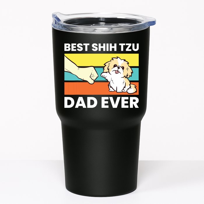 Best Shih Tzu Dad Ever Funny Shih Tzu Tumbler