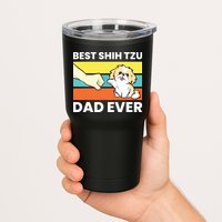 Best Shih Tzu Dad Ever Funny Shih Tzu Tumbler