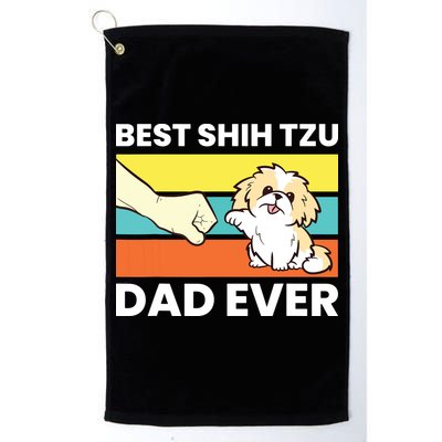 Best Shih Tzu Dad Ever Funny Shih Tzu Golf Towel