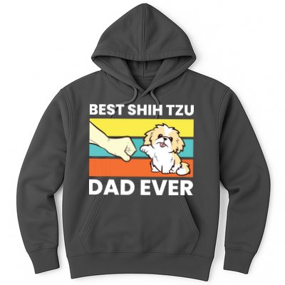Best Shih Tzu Dad Ever Funny Shih Tzu Hoodie