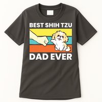 Best Shih Tzu Dad Ever Funny Shih Tzu Tall T-Shirt