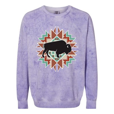 Buffalo Southwest Tribal Colorblast Crewneck Sweatshirt