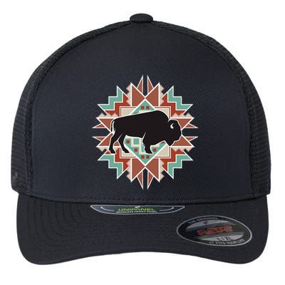 Buffalo Southwest Tribal Flexfit Unipanel Trucker Cap