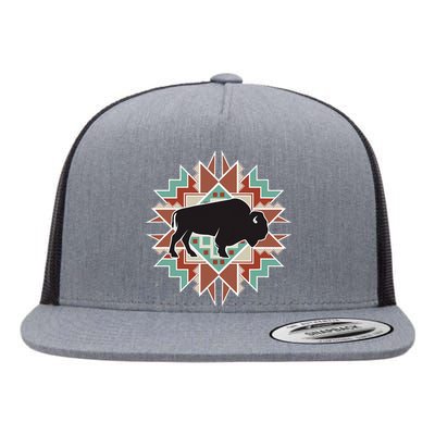 Buffalo Southwest Tribal Flat Bill Trucker Hat