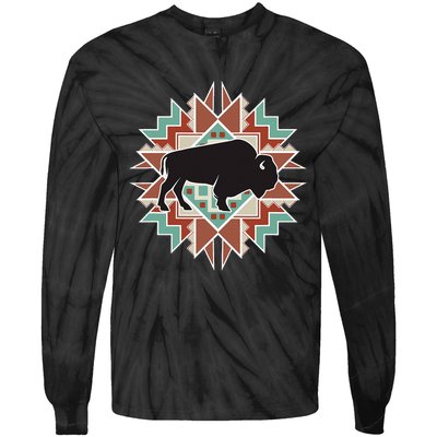 Buffalo Southwest Tribal Tie-Dye Long Sleeve Shirt