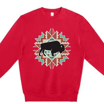 Buffalo Southwest Tribal Premium Crewneck Sweatshirt