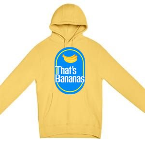 Banana Squad That's Banana Halloween Costume Premium Pullover Hoodie