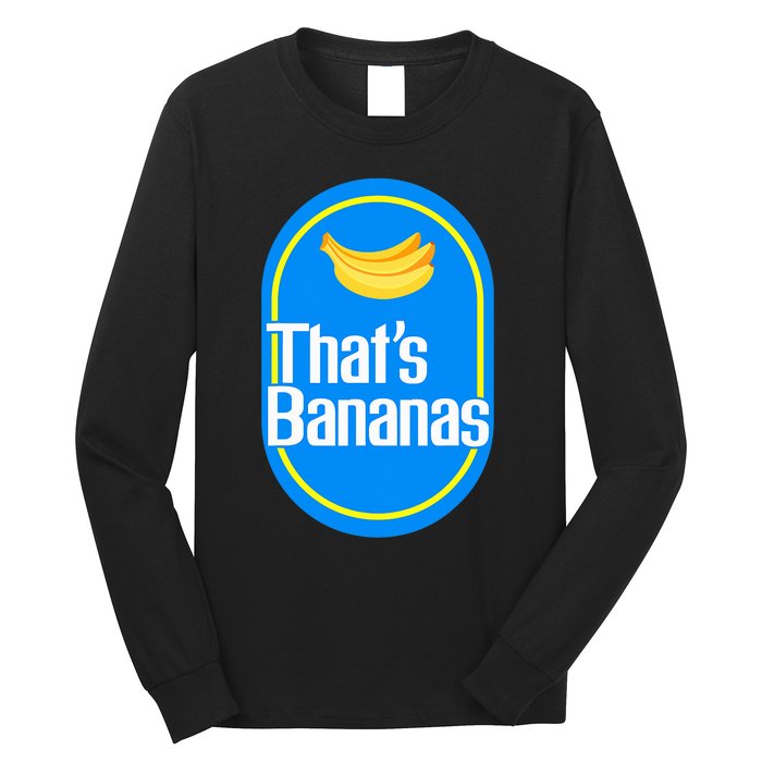 Banana Squad That's Banana Halloween Costume Long Sleeve Shirt