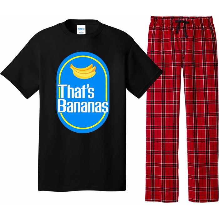 Banana Squad That's Banana Halloween Costume Pajama Set