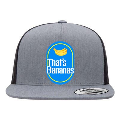 Banana Squad That's Banana Halloween Costume Flat Bill Trucker Hat