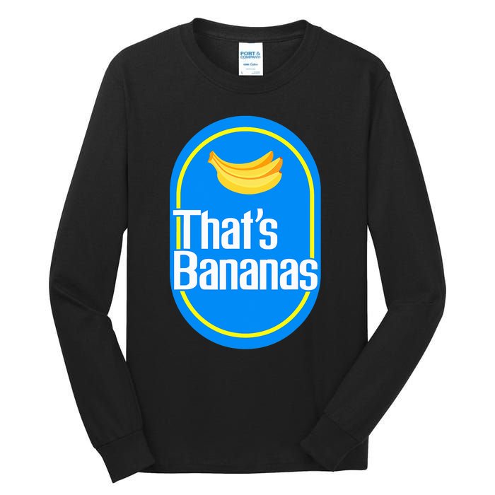 Banana Squad That's Banana Halloween Costume Tall Long Sleeve T-Shirt