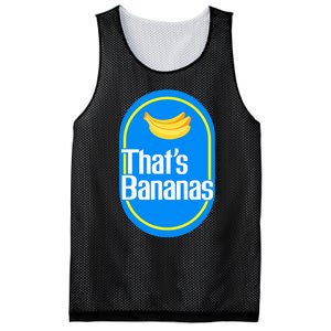 Banana Squad That's Banana Halloween Costume Mesh Reversible Basketball Jersey Tank