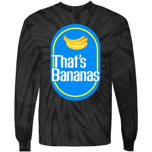 Banana Squad That's Banana Halloween Costume Tie-Dye Long Sleeve Shirt