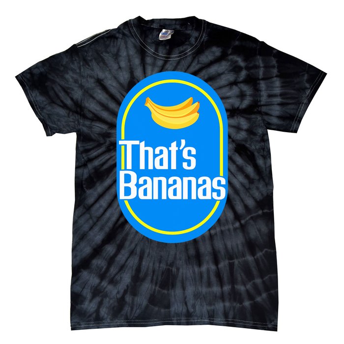 Banana Squad That's Banana Halloween Costume Tie-Dye T-Shirt