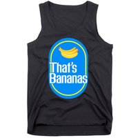 Banana Squad That's Banana Halloween Costume Tank Top