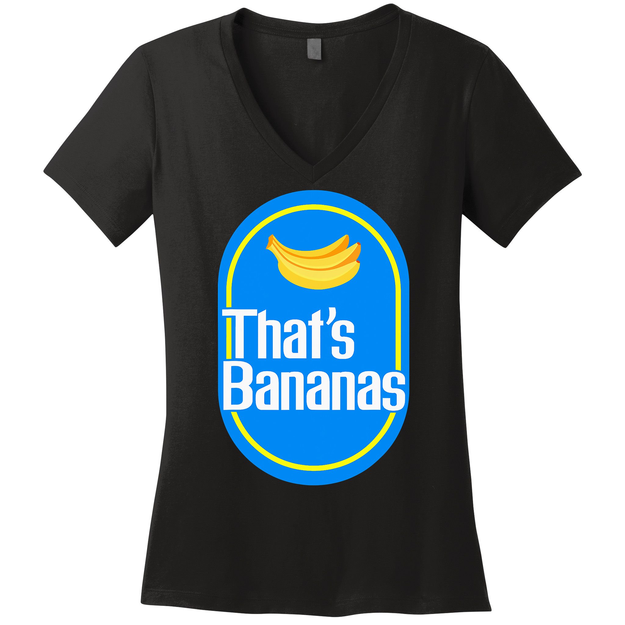Banana Squad That's Banana Halloween Costume Women's V-Neck T-Shirt