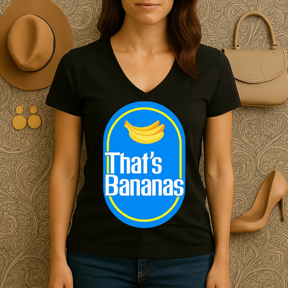 Banana Squad That's Banana Halloween Costume Women's V-Neck T-Shirt