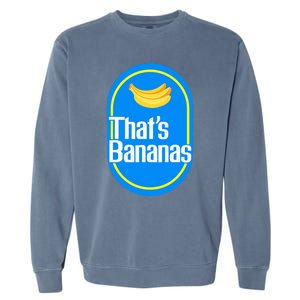 Banana Squad That's Banana Halloween Costume Garment-Dyed Sweatshirt