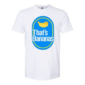 Banana Squad That's Banana Halloween Costume Softstyle CVC T-Shirt