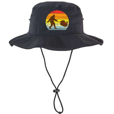 Bigfoot Sasquatch Turkey Sunset Retro Thanksgiving Day Gift Legacy Cool Fit Booney Bucket Hat