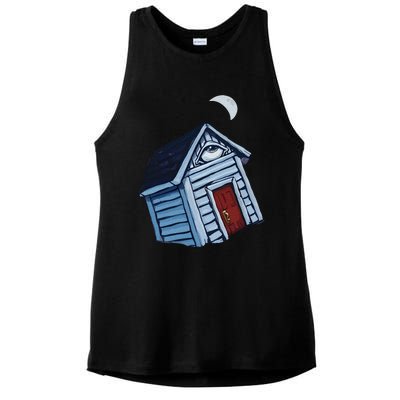 Billy Strings Turmoil & Tinfoil Moon Ladies PosiCharge Tri-Blend Wicking Tank