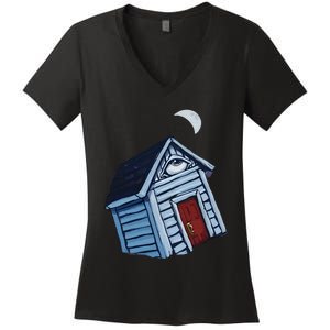 Billy Strings Turmoil & Tinfoil Moon Women's V-Neck T-Shirt