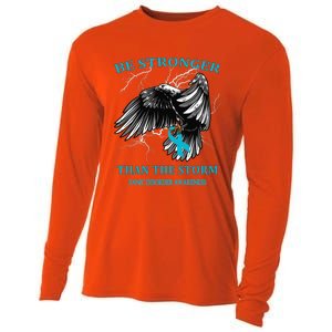 Be Stronger Than The Storm Panic Disorder Gift Cooling Performance Long Sleeve Crew