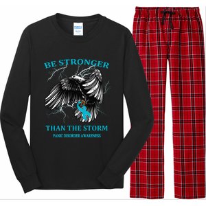 Be Stronger Than The Storm Panic Disorder Gift Long Sleeve Pajama Set