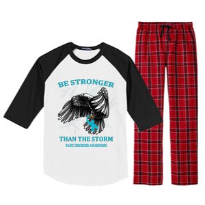 Be Stronger Than The Storm Panic Disorder Gift Raglan Sleeve Pajama Set