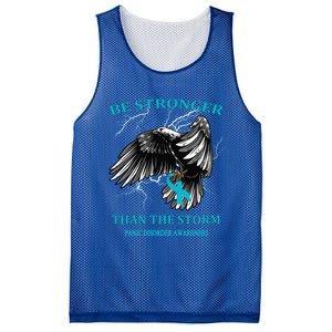 Be Stronger Than The Storm Panic Disorder Gift Mesh Reversible Basketball Jersey Tank