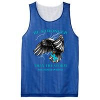 Be Stronger Than The Storm Panic Disorder Gift Mesh Reversible Basketball Jersey Tank