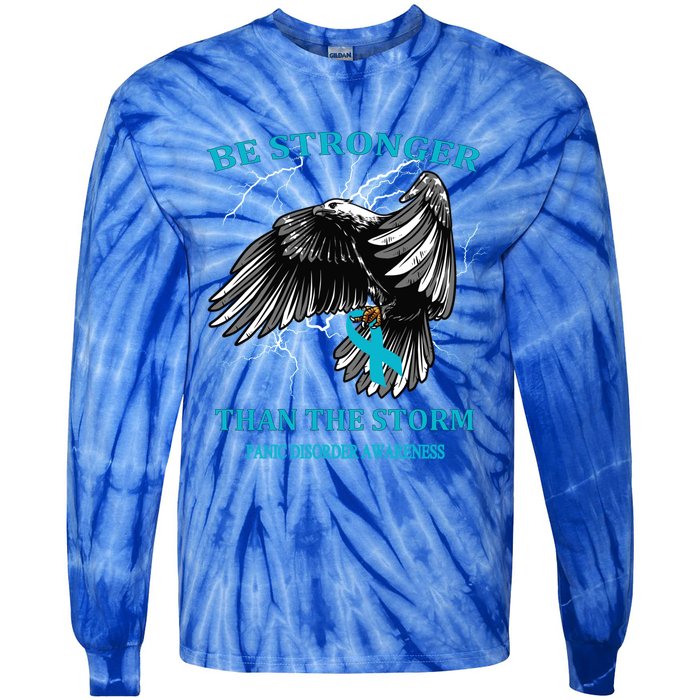 Be Stronger Than The Storm Panic Disorder Gift Tie-Dye Long Sleeve Shirt