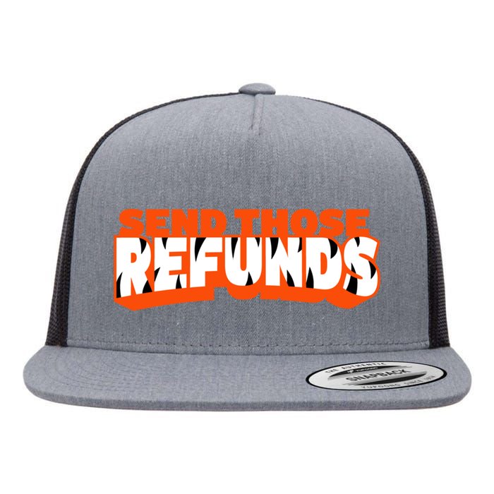 Better Send Those The Refunds Cincy Cincinnati Football Flat Bill Trucker Hat