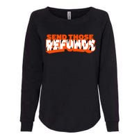 Better Send Those The Refunds Cincy Cincinnati Football Womens California Wash Sweatshirt