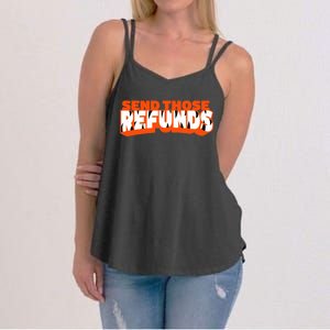 Better Send Those The Refunds Cincy Cincinnati Football Women's Strappy Tank