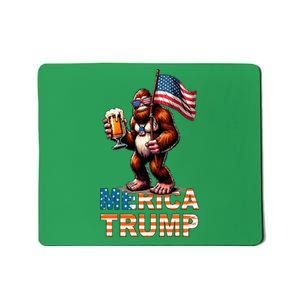 Bigfoot Sasquatch Trump Biden 2024 Pre Election Mousepad