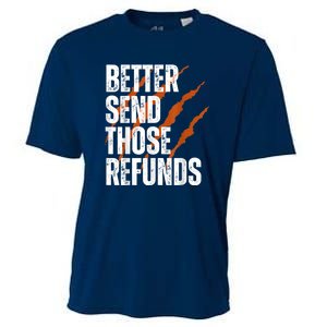 Better Send Those The Refunds Cincy Cincinnati Football Cooling Performance Crew T-Shirt