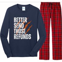 Better Send Those The Refunds Cincy Cincinnati Football Long Sleeve Pajama Set