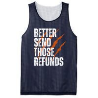 Better Send Those The Refunds Cincy Cincinnati Football Mesh Reversible Basketball Jersey Tank