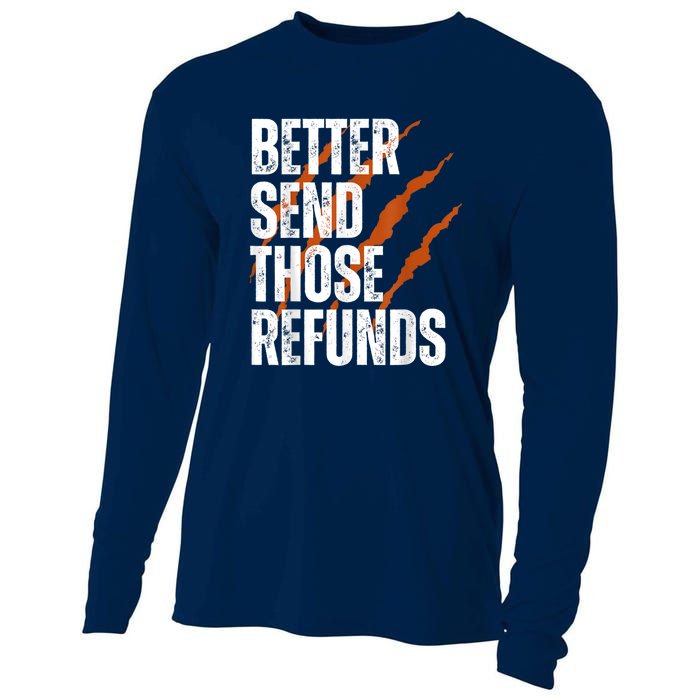 Better Send Those The Refunds Cincy Cincinnati Football Cooling Performance Long Sleeve Crew